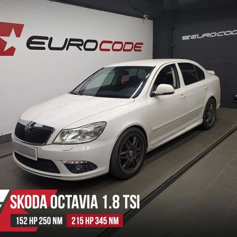 Чип тюнинг Skoda Octavia A5 1.8TSI 152hp CDAB 